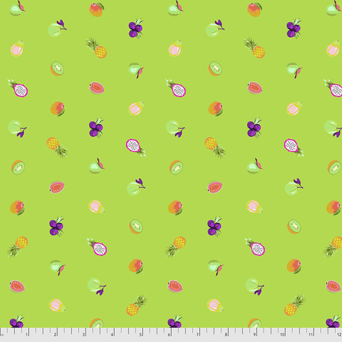 Daydreamer Forbidden Fruit Snack Kiwi - Tula Pink - PER QUARTER METRE Daydreamer Forbidden Fruit Snack Kiwi - Tula Pink - PER QUARTER METRE